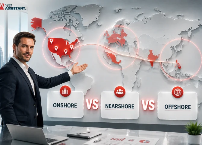 Onshore vs Offshore vs Nearshore BPO