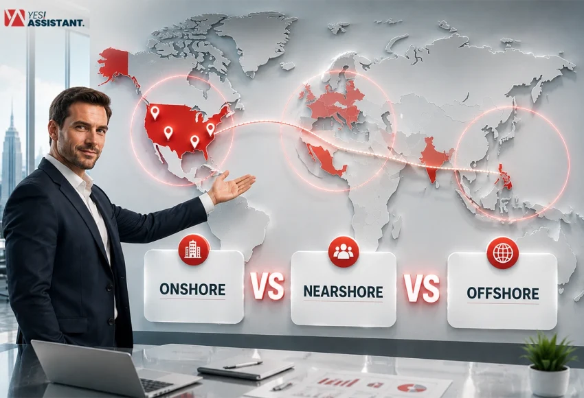 Onshore vs Offshore vs Nearshore BPO