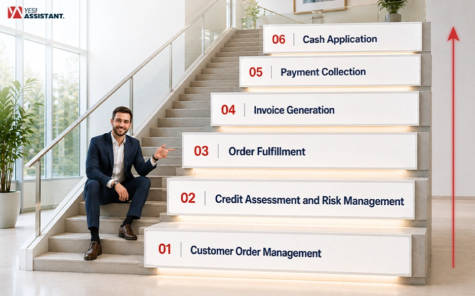 Steps in the Order-to-Cash Process