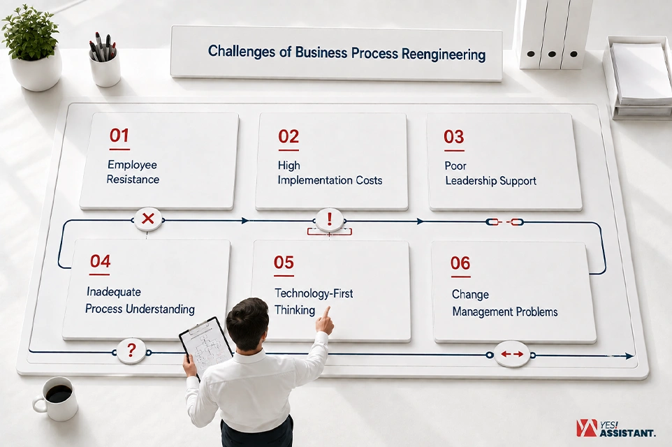 What Are the Challenges of Business Process Reengineering