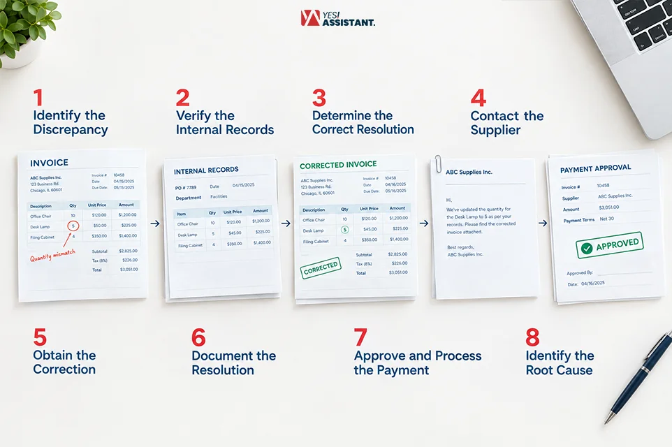 How to Resolve Invoice Discrepancies Step by Step