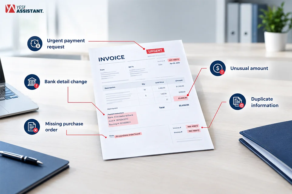 Warning Signs of Invoice Scams